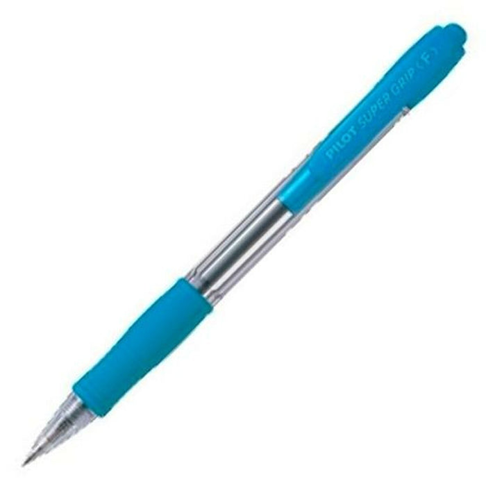 Stilou Pilot Supergrip Albastru 0,4 mm (12 Unități)