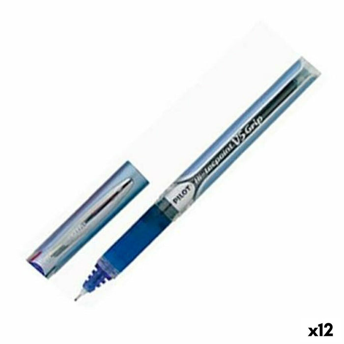 Stilou Roller Pilot V5 Grip Albastru 0,3 mm (12 Unități)