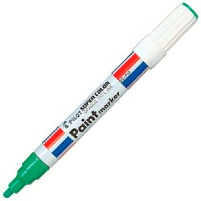 Marker permanent Pilot Verde (12 Unități)