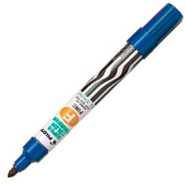 Marker permanent Pilot Sca-F Albastru Reîncărcabil/ă (12 Unități)