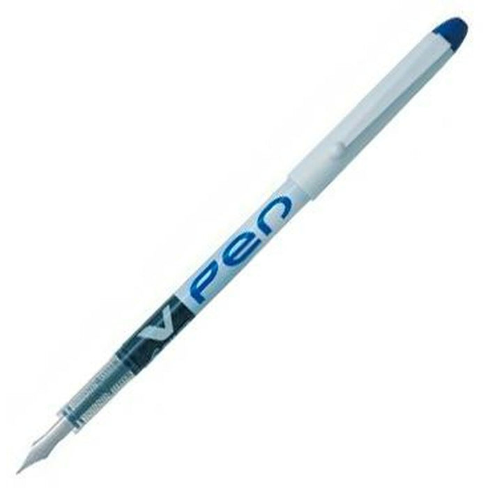 Stilou cu cerneală lichidă Pilot V Pen Stilou de caligrafie De unică folosință Albastru 0,4 mm (12 Unități)
