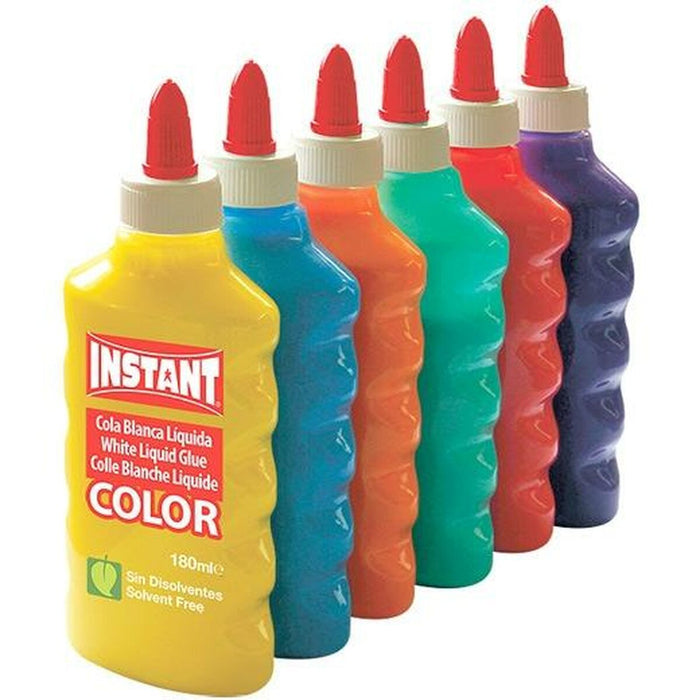 Adeziv gel Playcolor Instant Multicolor 6 Piese 180 ml