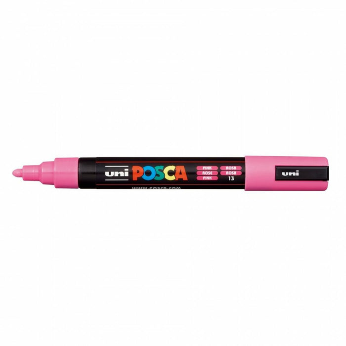 Marker POSCA PC-5M Roz (6 Unități)
