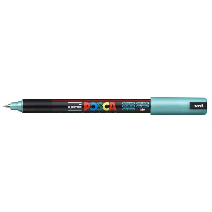 Marker POSCA PC-1MR metalic Verde (6 Unități)