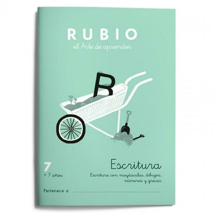 Writing and calligraphy notebook Rubio Nº07 A5 Spaniolă 20 Frunze (10 Unități)
