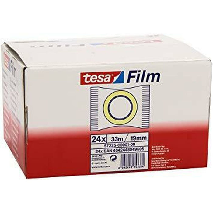 Bandă Adezivă TESA 19 mm 33 m Transparent (24 Unități)