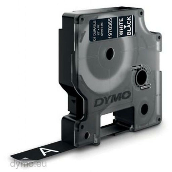 Centură pentru transfer termic Dymo D1 Durable Alb Negru 12 mm x 3 m (6 Unități)