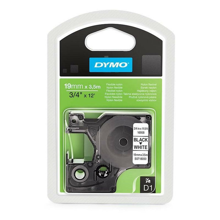 Centură pentru transfer termic Dymo D1 16958 Alb Negru 19 mm x 3,5 m (5 Unități)