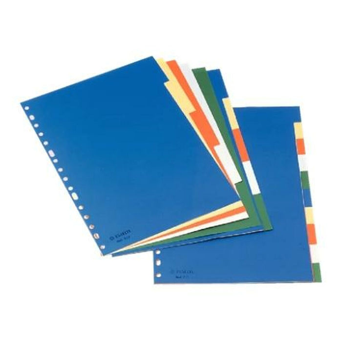 Set separator Esselte 5 Foi Multicolor A4 (100 Unități)