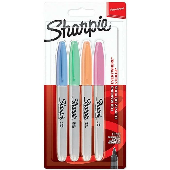 Set de Carioci Sharpie 4 Piese Multicolor (3 Unități)