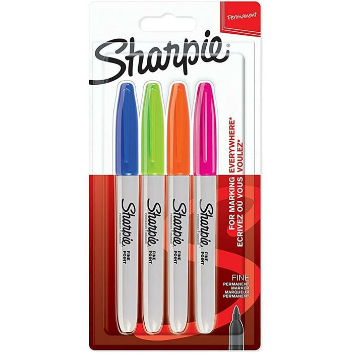 Set de Carioci Sharpie 4 Piese Multicolor (3 Unități)
