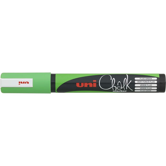 Markere cu cretă lichidă Uni-Ball PWE-5M Verde (6 Piese)