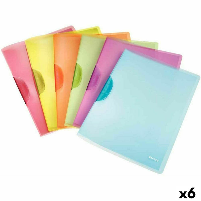 Dosar Leitz ColorClip Rainbow Multicolor A4 (6 Unități)