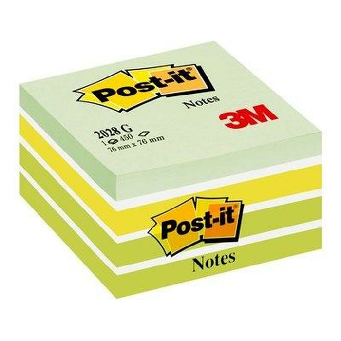 Notițe cu Adeziv Post-it 2028G 76 x 76 mm Verde (24 Unități)