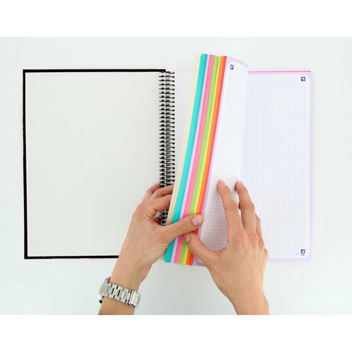 Notebook Oxford Europeanbook 10 School Classic Negru A4 150 Frunze (5 Unități)