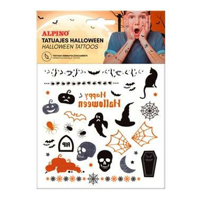 Tatuaje Temporare Alpino Halloween (18 Unități)
