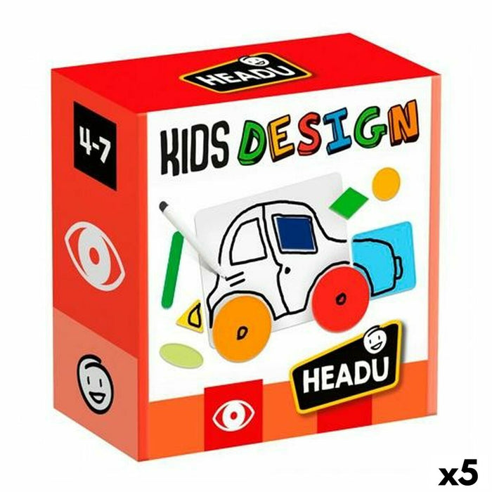 Joc Educativ HEADU Kids Design (5 Unități)