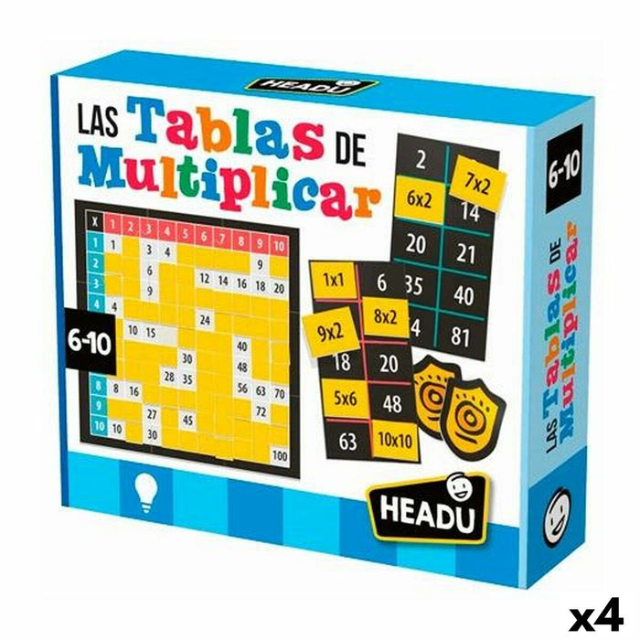 Joc Educativ HEADU Tablas de multiplicar (4 Unități)