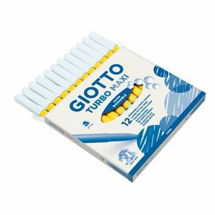 Set de Carioci Giotto Turbo Maxi Galben (5 Unități)