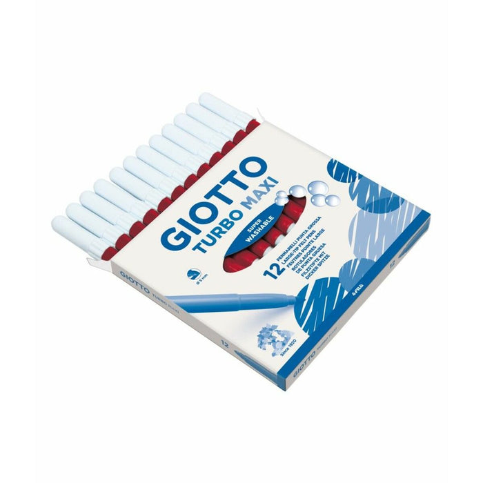 Set de Carioci Giotto Turbo Maxi Roșu (5 Unități)