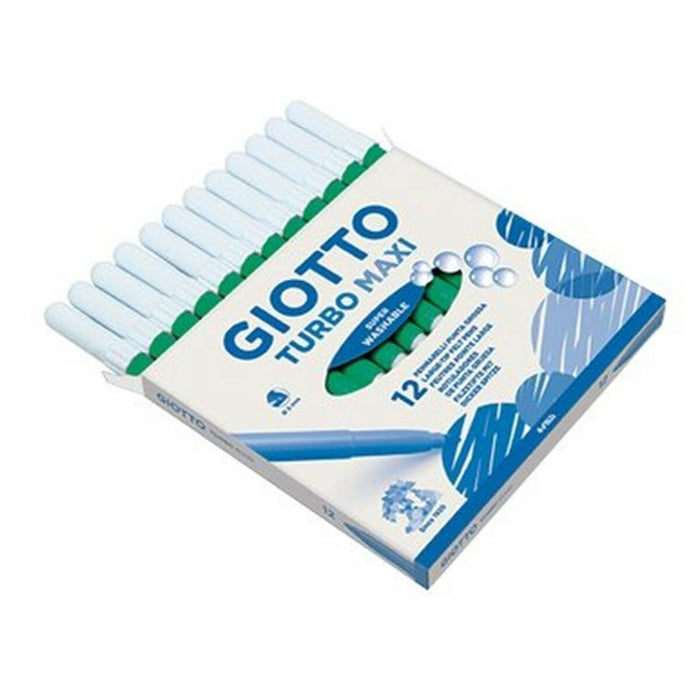Set de Carioci Giotto Turbo Maxi Verde (5 Unități)