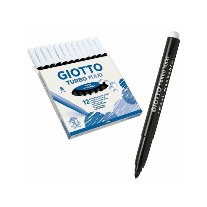 Set de Carioci Giotto Turbo Maxi Negru (5 Unități)