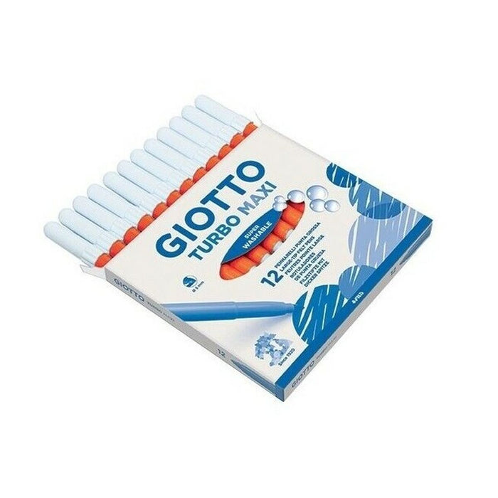 Set de Carioci Giotto Turbo Color Portocaliu (10 Unități)