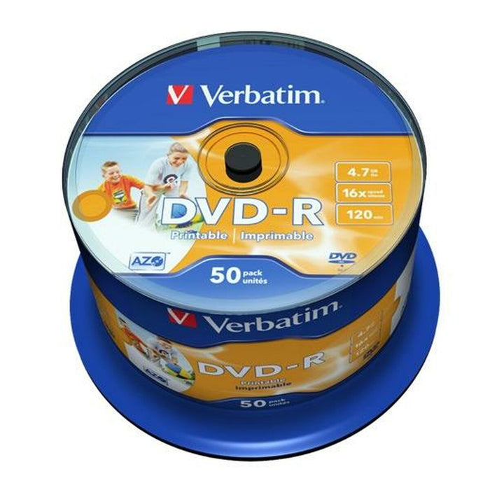 DVD-R Verbatim 4,7 GB 16x (4 Unități)