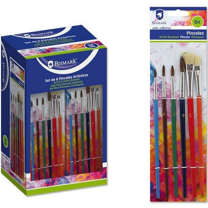 Pensule Bismark Multicolor (24 Unități)