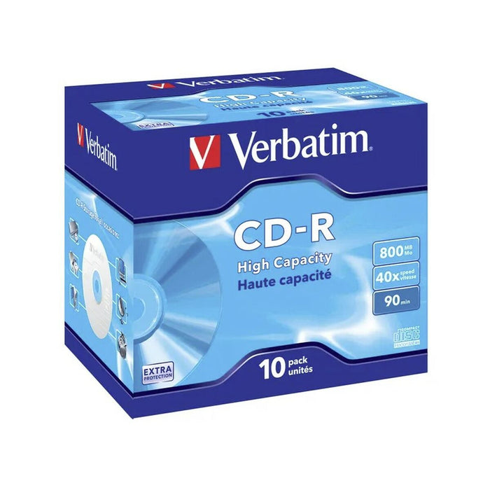 CD-R Verbatim 800 MB 40x (10 Unități)