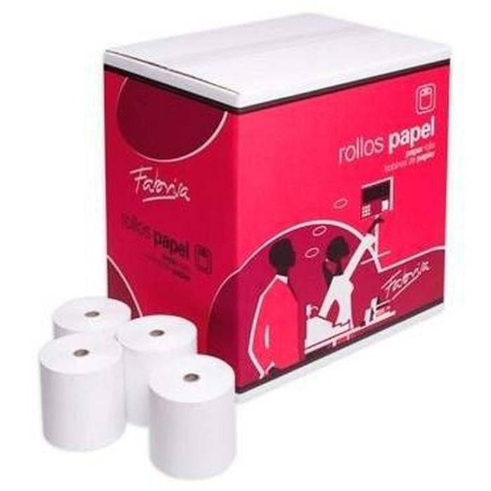 Rolă de Hârtie Termică Fabrisa Alb 80 x 80 mm (6 Unități)