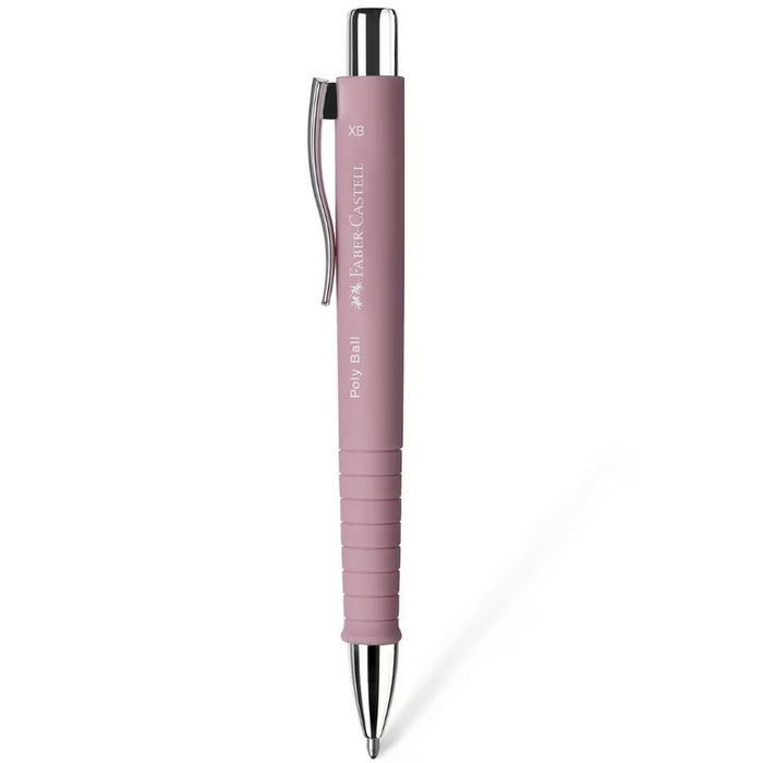 Stilou Faber-Castell Poly Ball XB Roz (5 Unități)