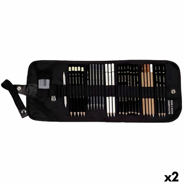 Set pentru desen Michel Multicolor Husă rulabilă (2 Unități)