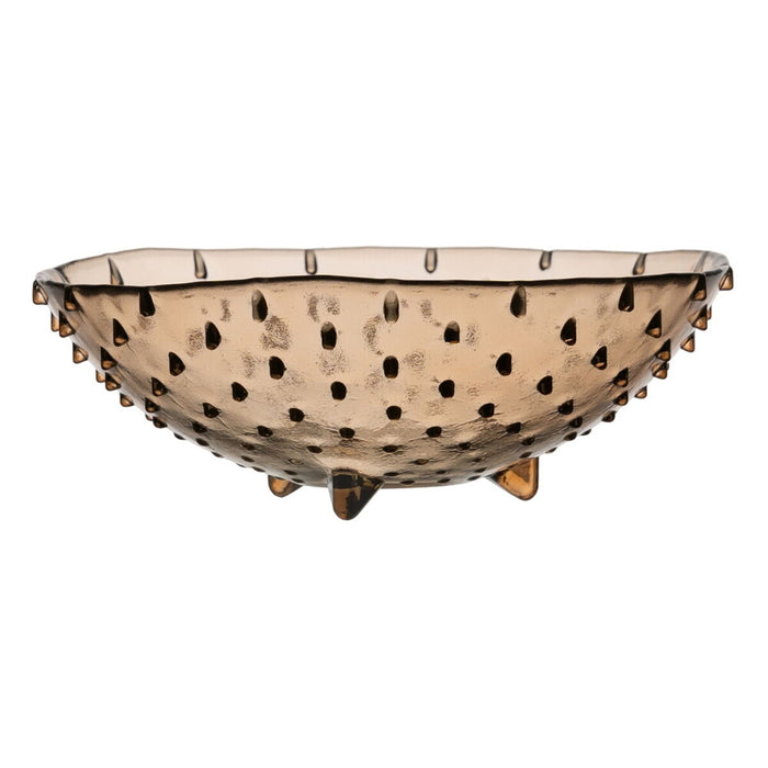 Ornament pentru Masă din Sticlă Reciclată Karamelinė sticlă reciclată 20 x 20 x 7 cm