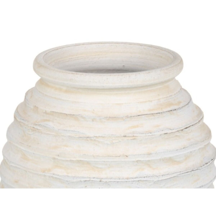 Ghiveci Crem Ceramică 29 x 29 x 31 cm