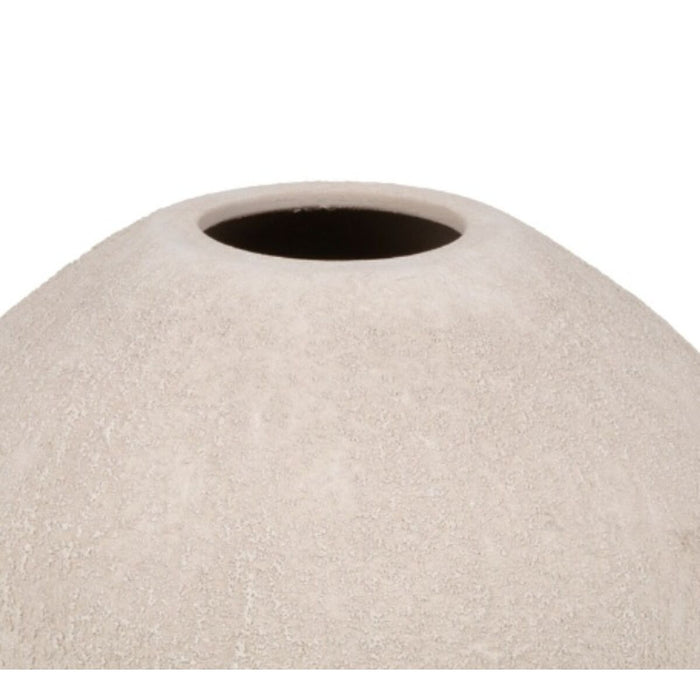 Vază Crem Ceramică Nisip 24 x 24 x 17 cm