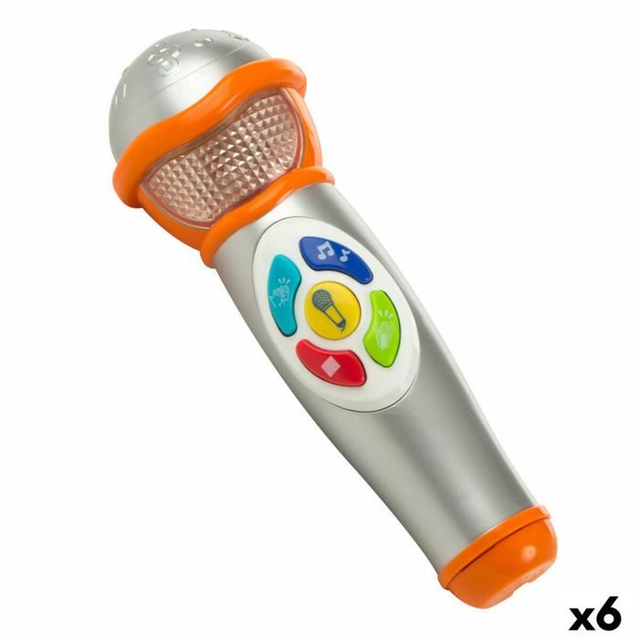 Toy microphone Winfun 6 x 19,5 x 6 cm (6 Unități)