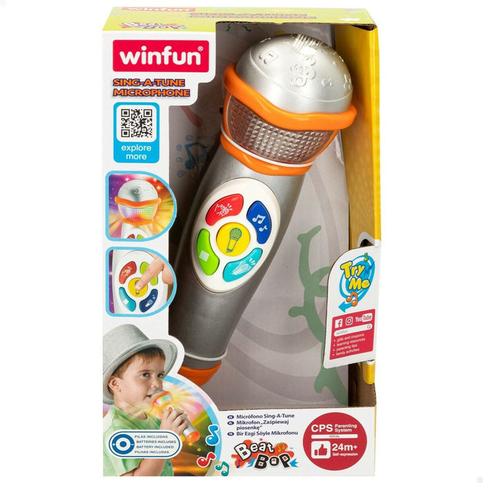 Toy microphone Winfun 6 x 19,5 x 6 cm (6 Unități)