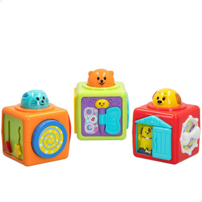Joc de Îndemânare pentru Bebeluși Winfun 3 Piese 8 x 24,5 x 8 cm (6 Unități)