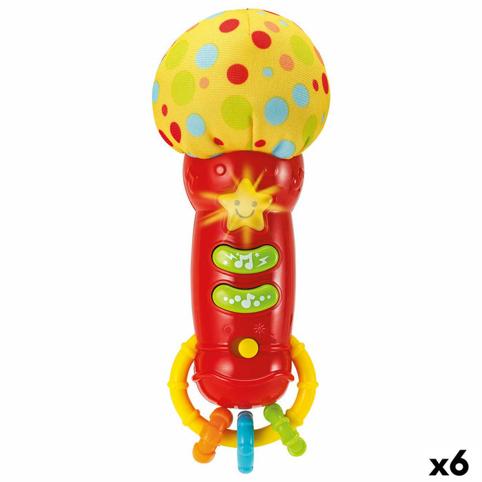 Toy microphone Winfun 6 x 16,5 x 6 cm (6 Unități)