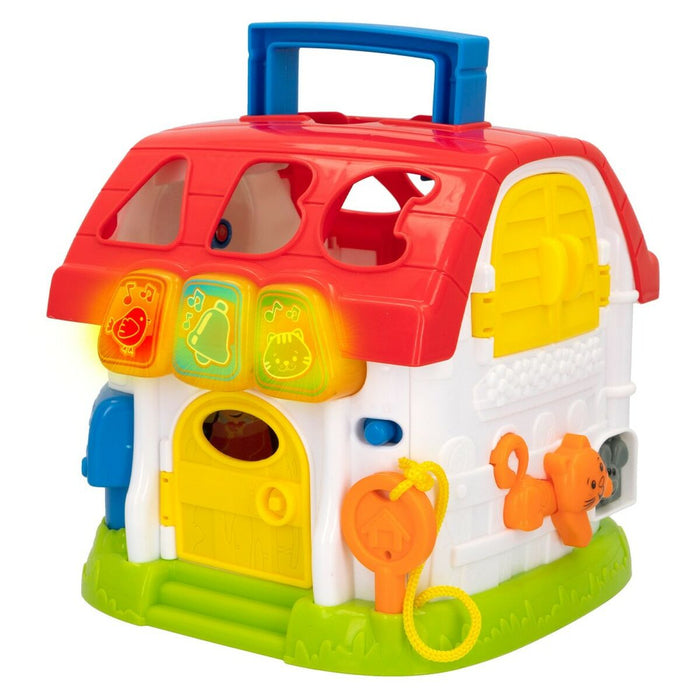 Jucărie pentru copii Winfun Casă 18 x 22 x 18 cm (4 Unități)