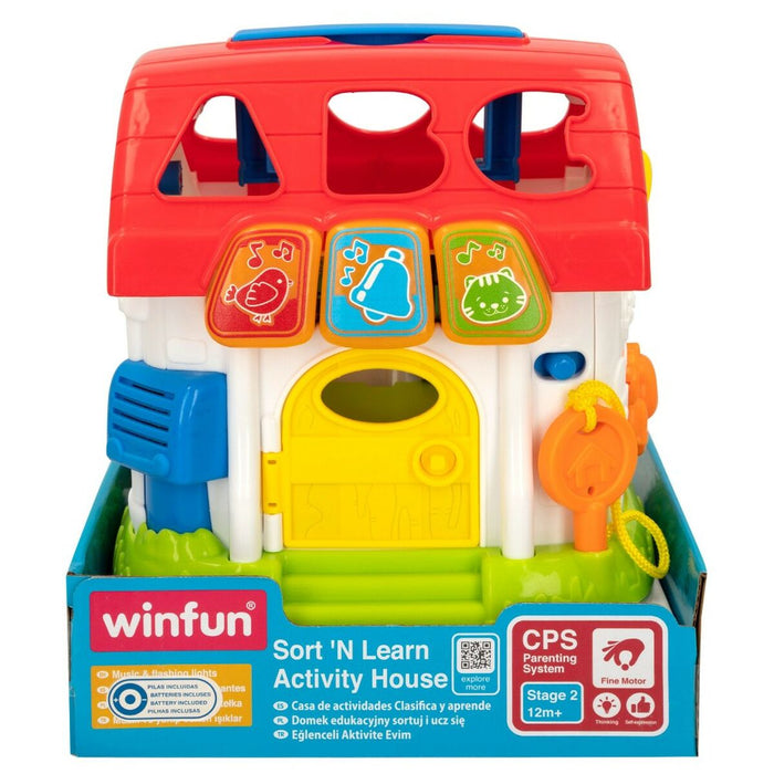 Jucărie pentru copii Winfun Casă 18 x 22 x 18 cm (4 Unități)