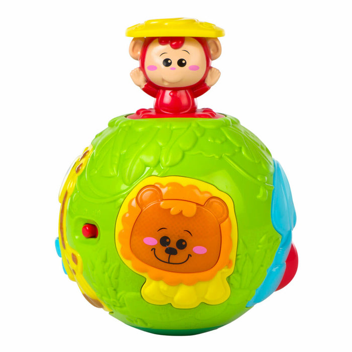 Minge Muzicală Winfun Junglă 14 x 14 x 14 cm (4 Unități)