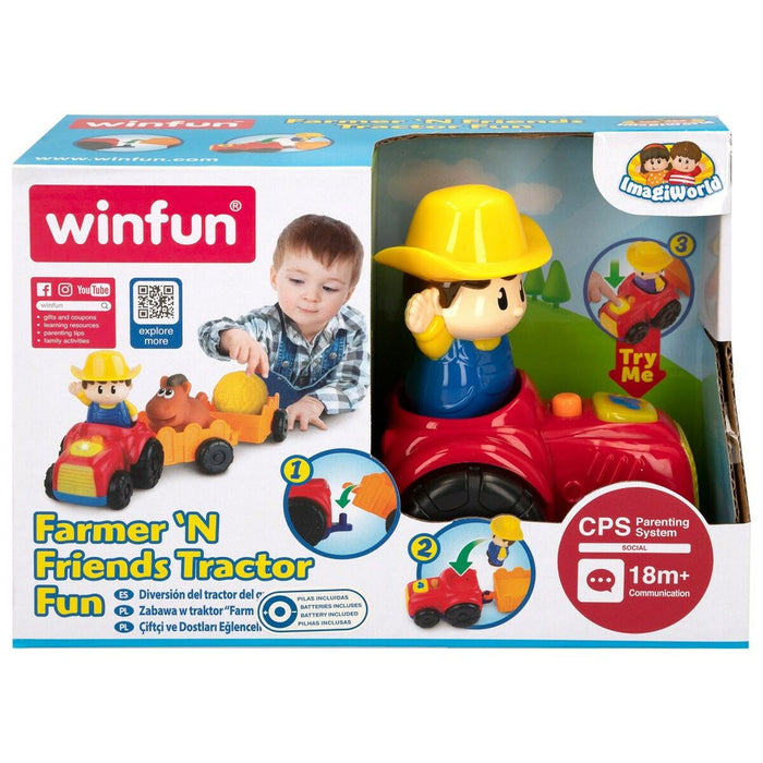 Toy tractor Winfun 5 Piese 31,5 x 13 x 8,5 cm (6 Unități)