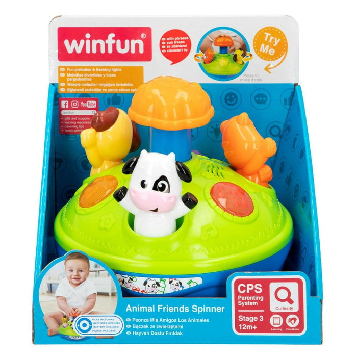 Jucărie interactivă pentru bebeluși Winfun animale 18 x 15 x 18 cm (6 Unități)