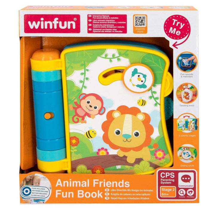 Cartea interactivă pentru copii Winfun 16,5 x 16,5 x 4 cm (6 Unități)