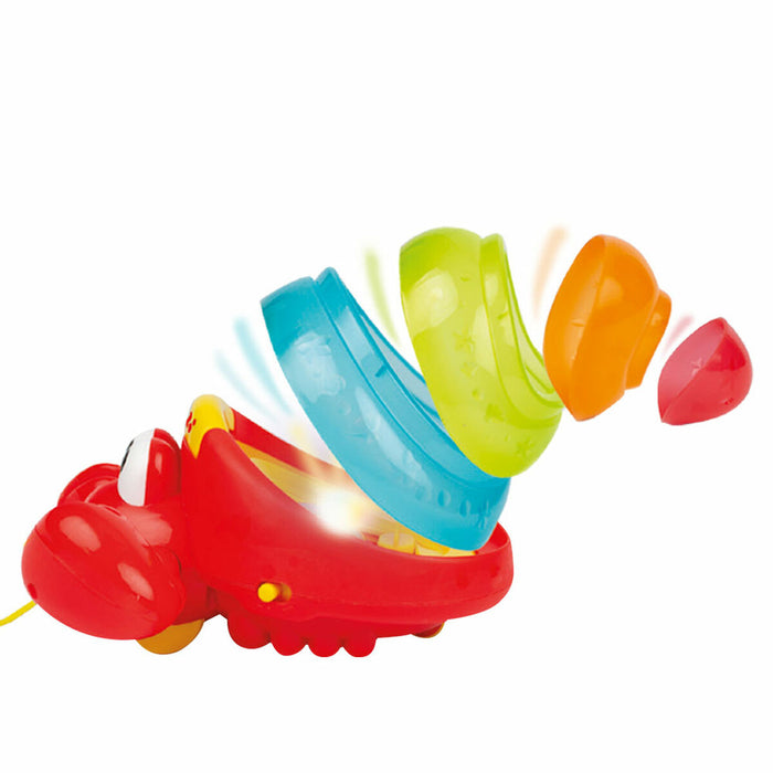 Jucărie de tras și împins Winfun Crab Plastic 19,5 x 17 x 21,5 cm (6 Unități)