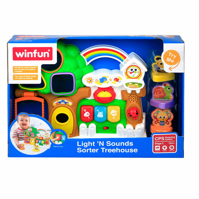 Jucărie interactivă pentru bebeluși Winfun Casă 32 x 24,5 x 7 cm (6 Unități)