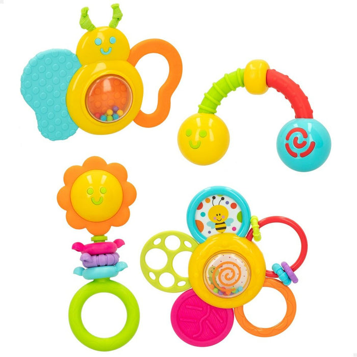 Rattle set Winfun 4 Piese 16 x 16 x 4,5 cm (6 Unități)