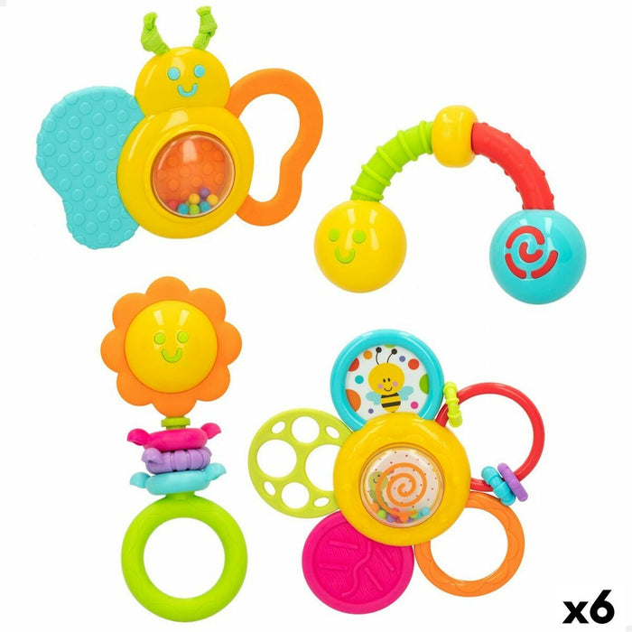 Rattle set Winfun 4 Piese 16 x 16 x 4,5 cm (6 Unități)